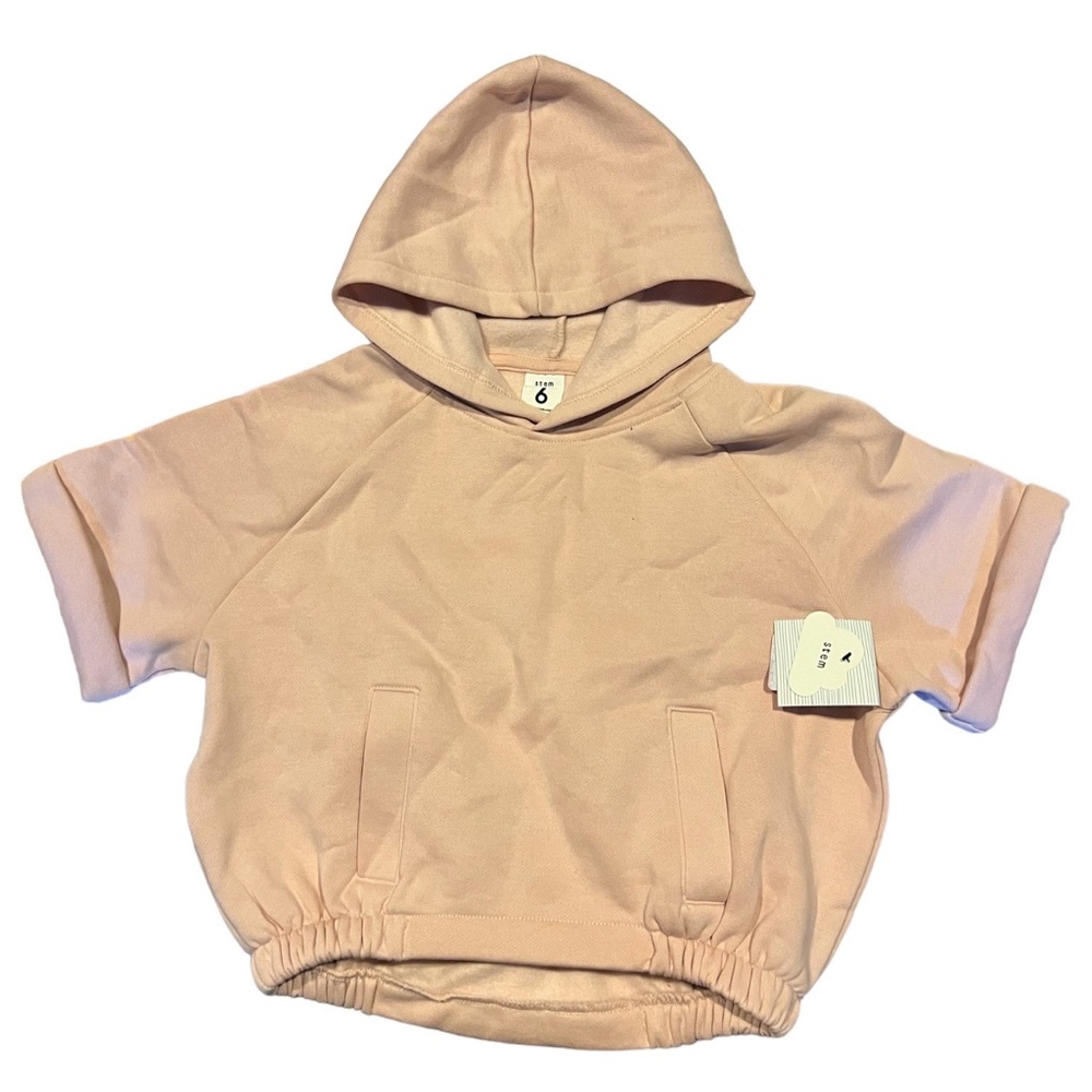 STEM Short Sleeve Hoodie size 6 Pink